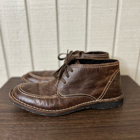 John Varvatos Leather Chukka Boots, size 8.5. - Picture 4 of 8